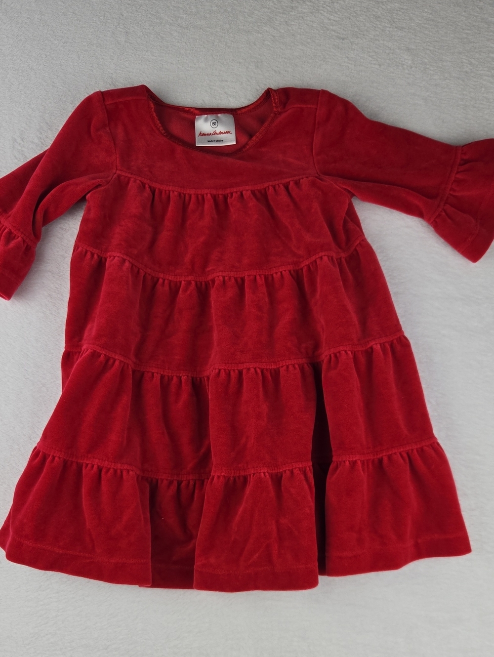 Hanna Andersson Red Holiday Dress Size 80 (US 18-24)
